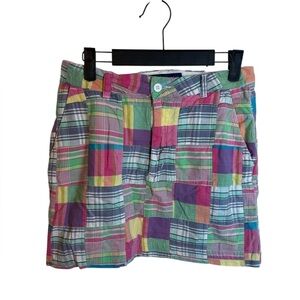 Cape Madras Y2K Colorful Patchwork Skirt